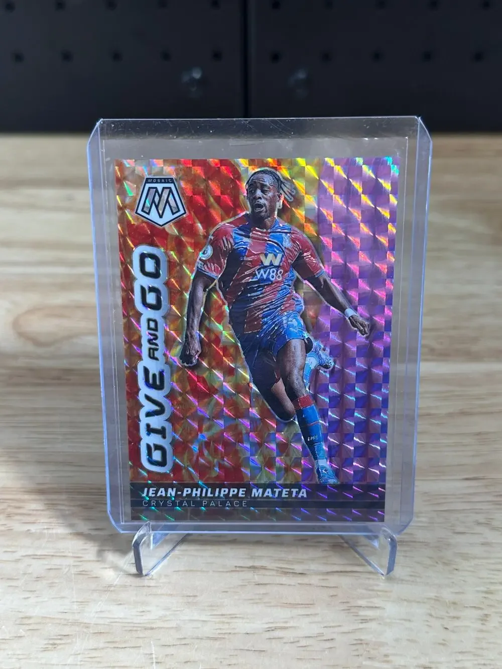 2021-22 Mosaic Premier League Soccer #14 Jean-Philippe Mateta /50 GIVE AND GO
